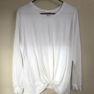 Twist-Front Sweatshirt